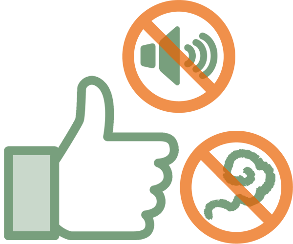 施工中は静か・臭わない